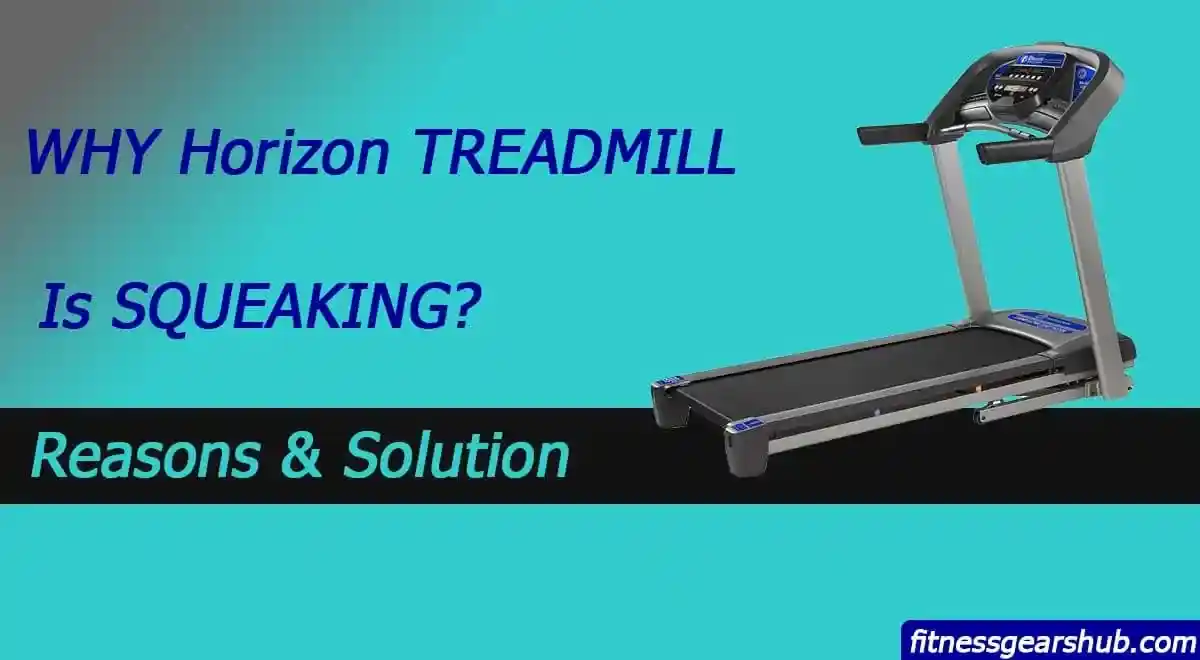 Horizon Treadmill Squeaking