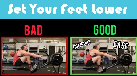 Set Your Feet Lower To Avoid Knee Pain